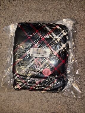 Victoria's Secret Black Plaid blanket